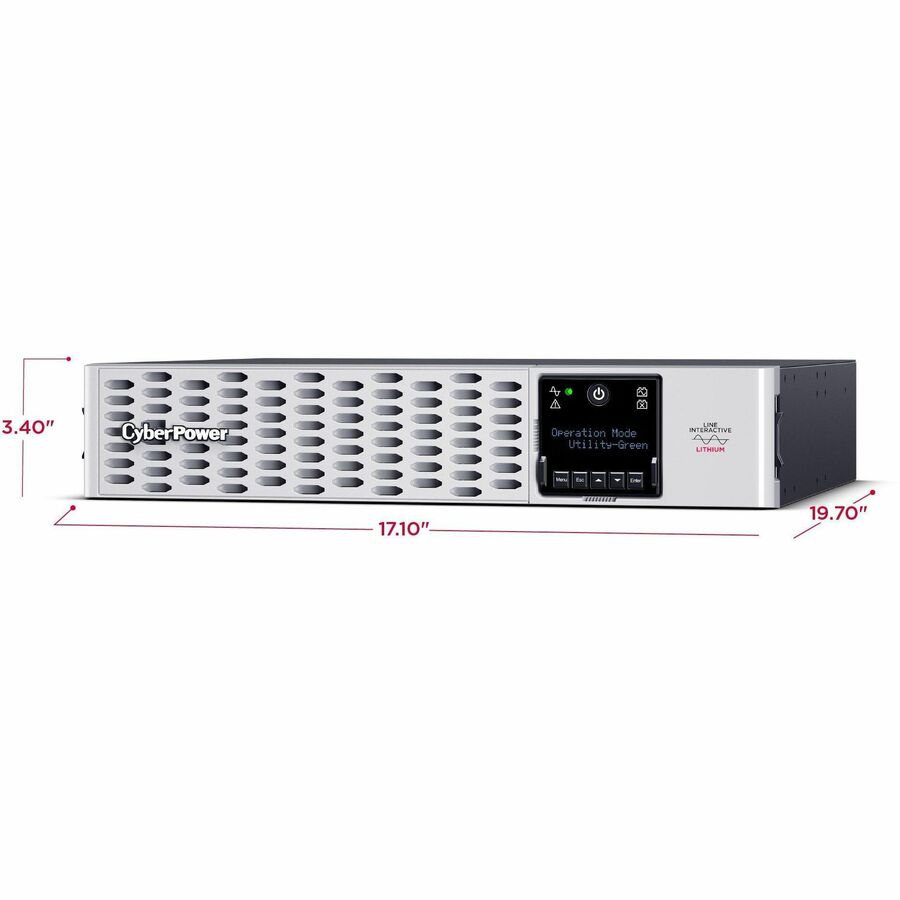 CyberPower Smart App Sinewave PRL1500RT2UC 1500VA Tower/rack convertible UPS PRL1500RT2UC