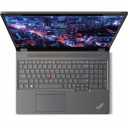 Lenovo ThinkPad P16 Gen 2 21FA005AUS 16" Mobile Workstation - WQXGA - Intel Core i7 14th Gen i7-14700HX - 32 GB - 1 TB SSD - English Keyboard - Storm Gray, Villi Black 21FA005AUS