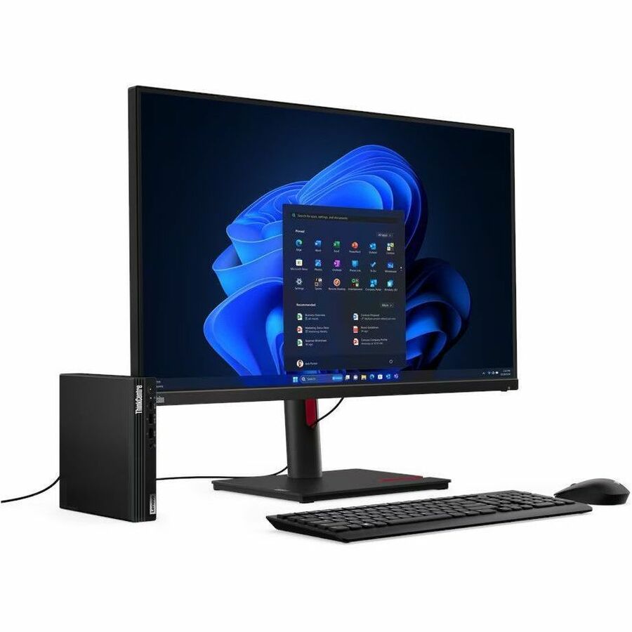 Lenovo ThinkCentre M75q Gen 5 12RQ000FUS Desktop Computer - AMD Ryzen 3 PRO 8300GE - 8 GB - 256 GB SSD - Tiny - Black 12RQ000FUS