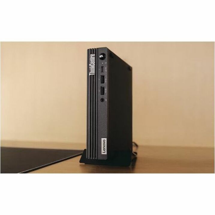 Lenovo ThinkCentre M75q Gen 5 12RQ000FUS Desktop Computer - AMD Ryzen 3 PRO 8300GE - 8 GB - 256 GB SSD - Tiny - Black 12RQ000FUS