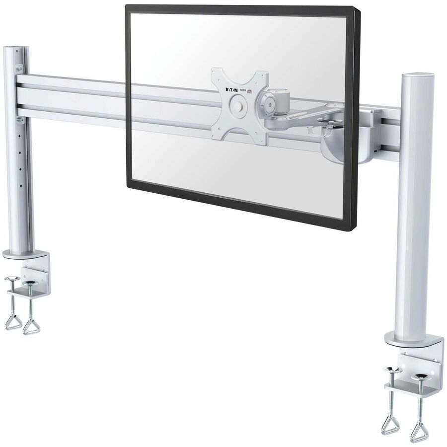 Tripp Lite series DMSW1332MTAA Mounting Arm for Monitor, Display, TV, Slatwall, Flat Panel Display, Digital Signage Display, HDTV - Silver - TAA Compliant DMSW1332MTAA