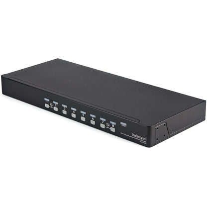 StarTech.com 8 Port 1U Rackmount USB KVM Switch Kit with OSD and Cables SV831DUSBUK