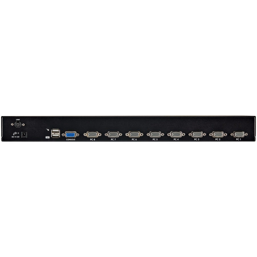 StarTech.com 8 Port 1U Rackmount USB KVM Switch Kit with OSD and Cables SV831DUSBUK