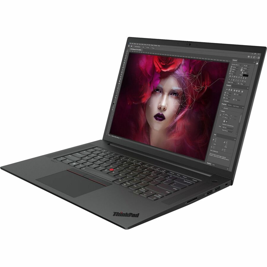 Lenovo ThinkPad P1 Gen 5 21DC006DCA 16" Mobile Workstation - WQXGA - Intel Core i7 12th Gen i7-12700H - 32 GB - 1 TB SSD - French Keyboard - Black 21DC006DCA