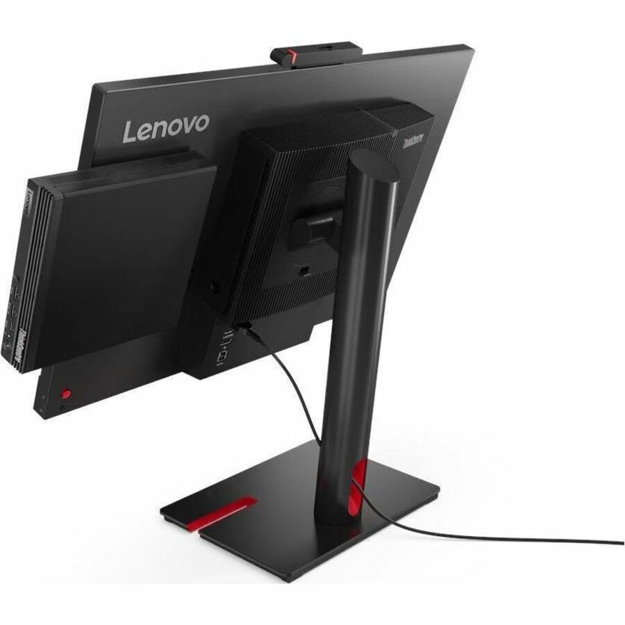 Lenovo ThinkCentre M70q Gen 5 12TD001LUS Desktop Computer - Intel Core i3 14th Gen i3-14100T - 16 GB - 512 GB SSD - Tiny - Black 12TD001LUS