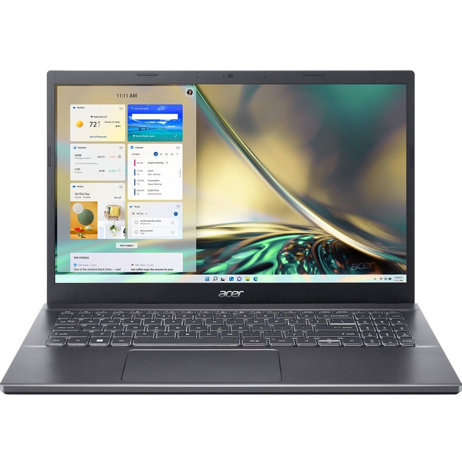 Acer Aspire 5 A515-47 A515-47-R95L 15.6" Notebook - Full HD - AMD Ryzen 5 5625U - 8 GB - 512 GB SSD - English (US), French Keyboard - Steel Gray NX.K86AA.001