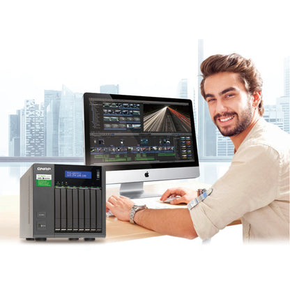 QNAP 8-bay 2.5-inch Thunderbolt 3 NAS with 10GbE Connectivity TVS-882ST3-I5-8G-US