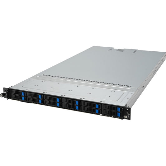 Asus RS500A-E12-RS12U-12W16B Barebone System - 1U Rack-mountable - Socket SP5 LGA-6096 - 1 x Processor Support - AMD RS500A-E12-RS12U-12W16B