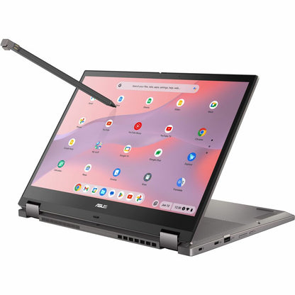 Asus Chromebook Vibe CX34 Flip CX3401 CX3401FBA-DS31T-CB 14" Touchscreen Convertible 2 in 1 Chromebook - WUXGA - Intel Core i3 12th Gen i3-1215U - 8 GB - 128 GB SSD - Pearl White CX3401FBA-DS31T-CB