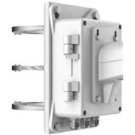 Hikvision DS-1602ZJ-BOX-POLE Pole Mount for Surveillance Camera - White DS-1602ZJ-BOX-POLE