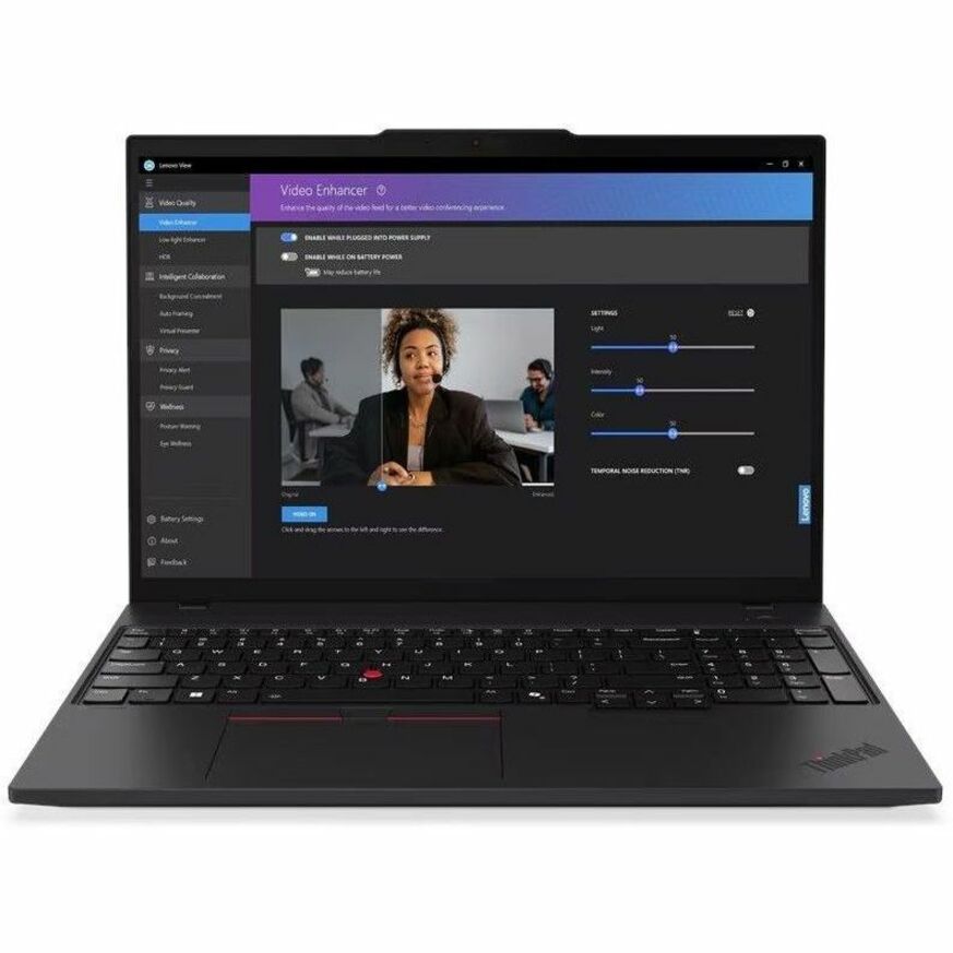 Lenovo ThinkPad T16 Gen 3 21MN005KUS 16" Notebook - WUXGA - Intel Core Ultra 5 135U - vPro Technology - 16 GB - 256 GB SSD - English Keyboard - Black 21MN005KUS