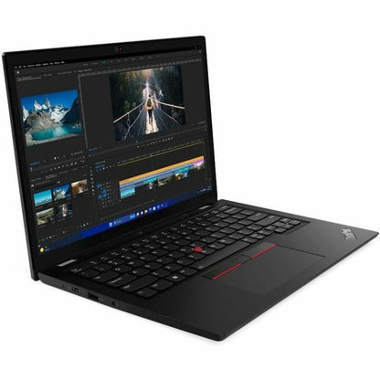 Lenovo ThinkPad L13 Gen 5 21LM0010US 13.3" Touchscreen Convertible 2 in 1 Notebook - WUXGA - Intel Core Ultra 5 125U - 16 GB - 256 GB SSD - English Keyboard - Black 21LM0010US