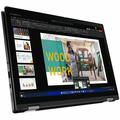 Lenovo ThinkPad L13 Gen 5 21LM0010US 13.3" Touchscreen Convertible 2 in 1 Notebook - WUXGA - Intel Core Ultra 5 125U - 16 GB - 256 GB SSD - English Keyboard - Black 21LM0010US