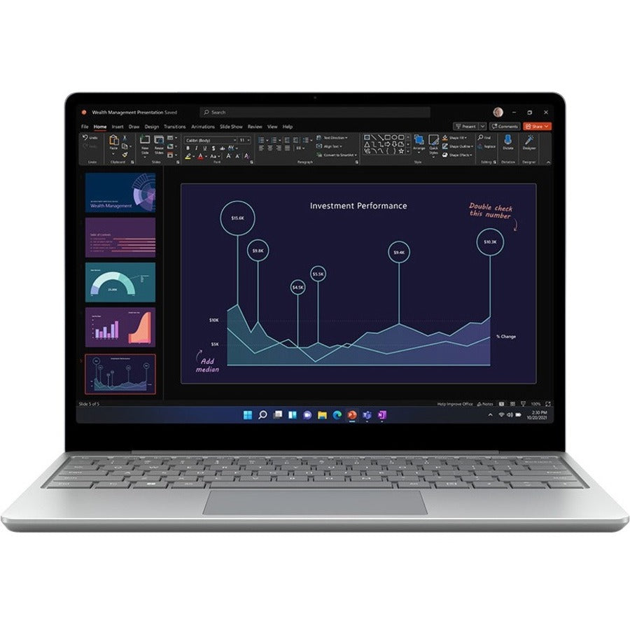 Microsoft Surface Laptop Go 2 12.4" Touchscreen Notebook - Intel Core i5 11th Gen i5-1135G7 - 16 GB - 256 GB SSD - Platinum VUQ-00008