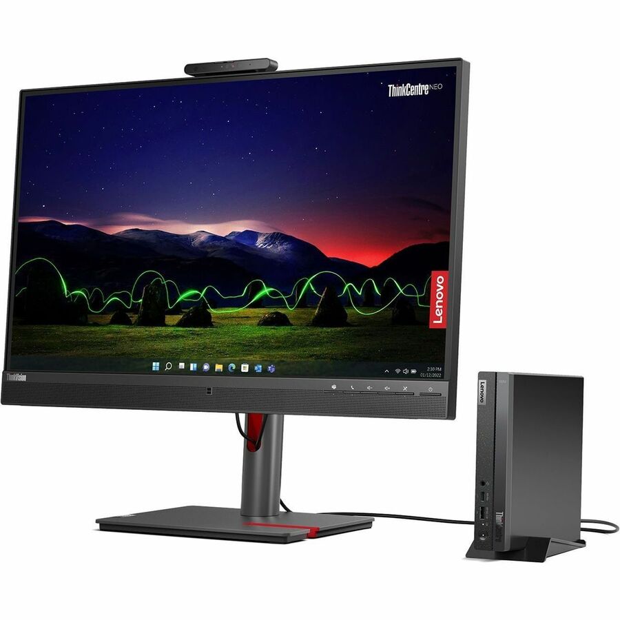 Lenovo ThinkCentre neo 50q Gen 4 12M2000XUS Tiny Thin Client - Intel Core i3 (12th Gen) i3-1215U Hexa-core (6 Core) 1.20 GHz - Black 12M2000XUS