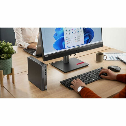 Lenovo ThinkCentre neo 50q Gen 4 12M2000XUS Tiny Thin Client - Intel Core i3 (12th Gen) i3-1215U Hexa-core (6 Core) 1.20 GHz - Black 12M2000XUS