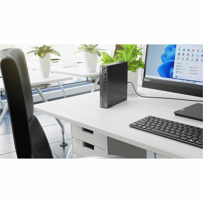 Lenovo ThinkCentre neo 50q Gen 4 12M2000XUS Tiny Thin Client - Intel Core i3 (12th Gen) i3-1215U Hexa-core (6 Core) 1.20 GHz - Black 12M2000XUS