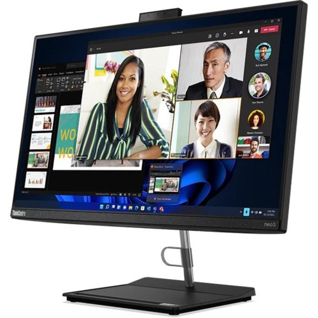 Lenovo ThinkCentre Neo 30a 12B000APUS All-in-One Computer - Intel Core i5 12th Gen i5-1240P - 16 GB - 512 GB SSD - 23.8" Full HD - Desktop - Raven Black 12B000APUS