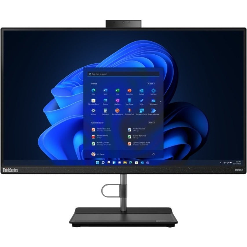 Lenovo ThinkCentre Neo 30a 12B000APUS All-in-One Computer - Intel Core i5 12th Gen i5-1240P - 16 GB - 512 GB SSD - 23.8" Full HD - Desktop - Raven Black 12B000APUS