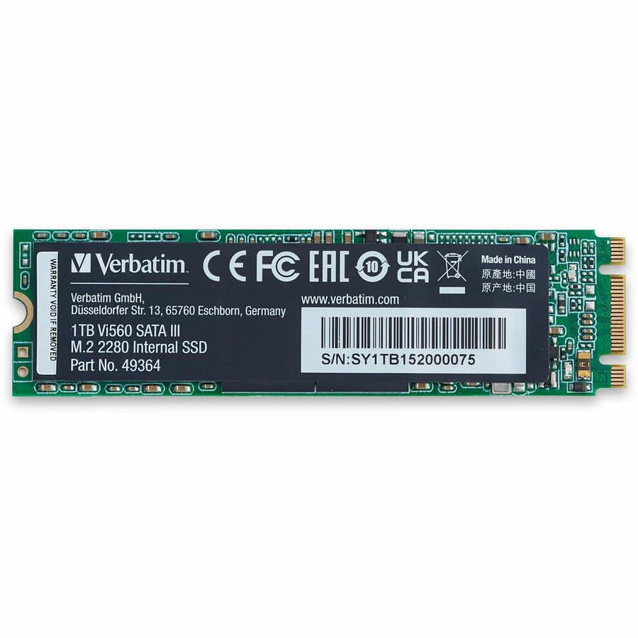 Verbatim Vi560 1 TB Solid State Drive - M.2 2280 Internal - SATA (SATA/600) 49364