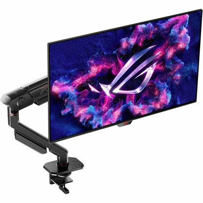 Asus ROG Mounting Arm for Monitor, Flat Panel Display, Curved Screen Display - Black AAS01