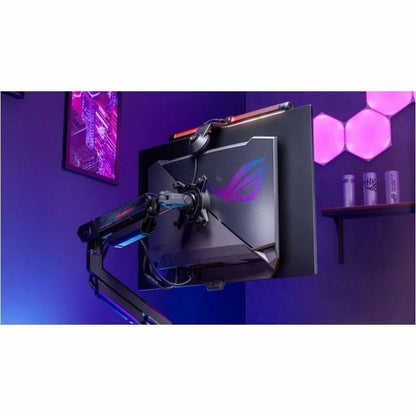 Asus ROG Mounting Arm for Monitor, Flat Panel Display, Curved Screen Display - Black AAS01