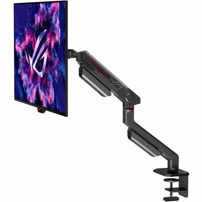 Asus ROG Mounting Arm for Monitor, Flat Panel Display, Curved Screen Display - Black AAS01