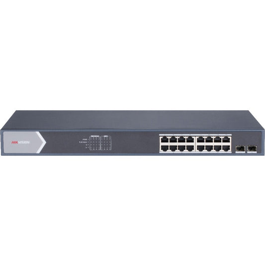 Hikvision 16 Port Gigabit Smart PoE Switch DS-3E1518P-SI