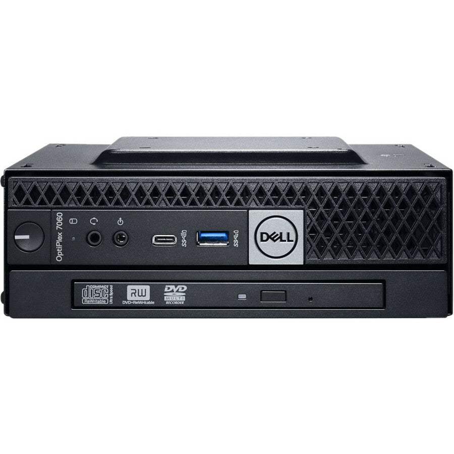 Dell OptiPlex 7000 7060 Desktop Computer - Intel Core i5 (8th Gen) i5 - 8500T 2.10 GHz - 8 GB DDR4 SDRAM - 256 GB SSD - Windows 10 Pro 64 - bit (English/French/Spanish) - Micro PC - 3 Year ProSupport XP72Y