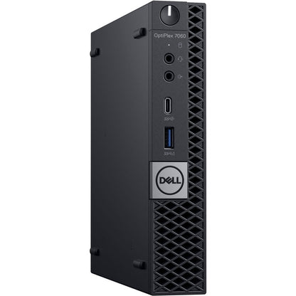 Dell OptiPlex 7000 7060 Desktop Computer - Intel Core i5 (8th Gen) i5 - 8500T 2.10 GHz - 8 GB DDR4 SDRAM - 256 GB SSD - Windows 10 Pro 64 - bit (English/French/Spanish) - Micro PC - 3 Year ProSupport XP72Y