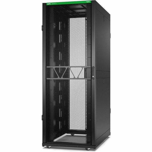 Rack serveur APC by Schneider Electric NetShelter SX Gen 2, 42U, 1991H x 750L x 1200P mm, avec côtés, noir AR3350B2