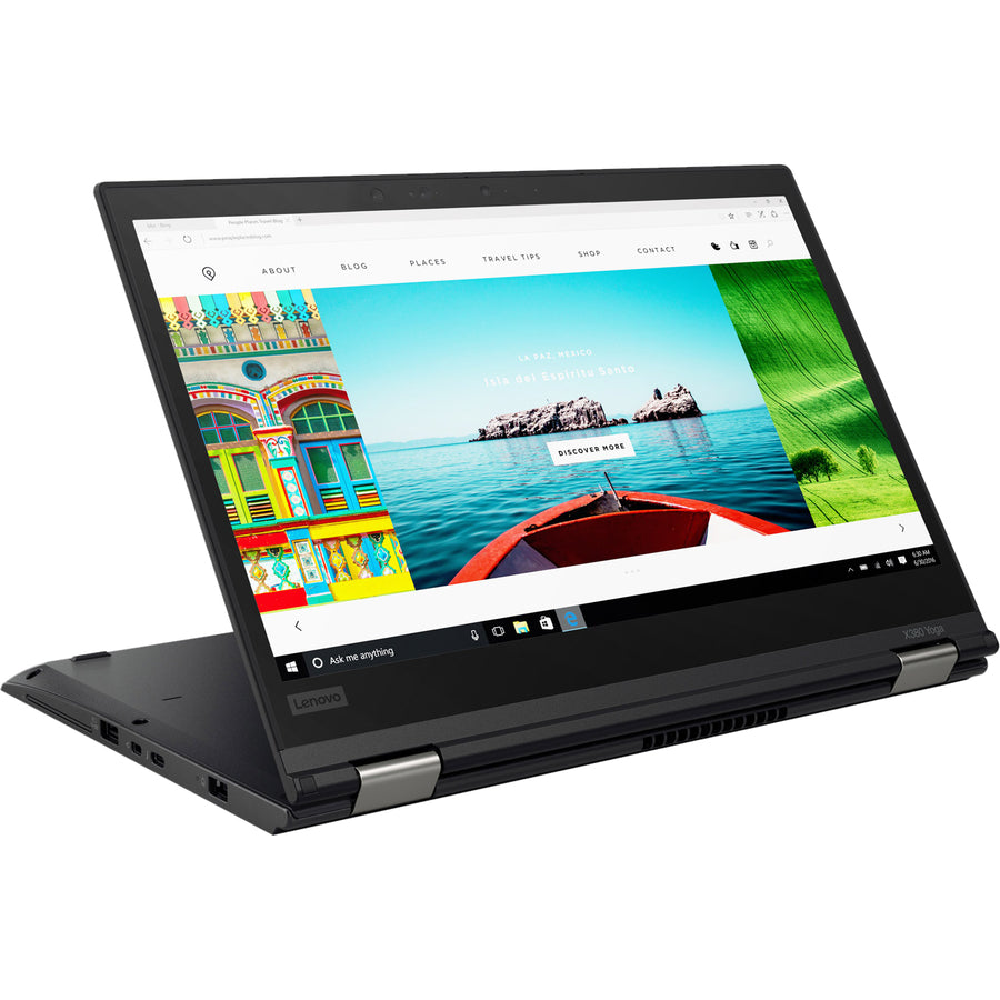 Lenovo ThinkPad X380 Yoga 20LH000VUS 13.3" Touchscreen 2 in 1 Notebook - Intel Core i7 8th Gen i7-8550U - 8 GB - 256 GB SSD - English (US) Keyboard - Black 20LH000VUS