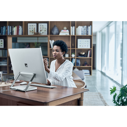 Microsoft Surface Studio All-in-One Computer - Intel Core i7 6th Gen i7-6820HQ - 16 GB - 1 TB HDD - 128 GB SSD - 28" Touchscreen - Desktop - Silver 42Q-00001