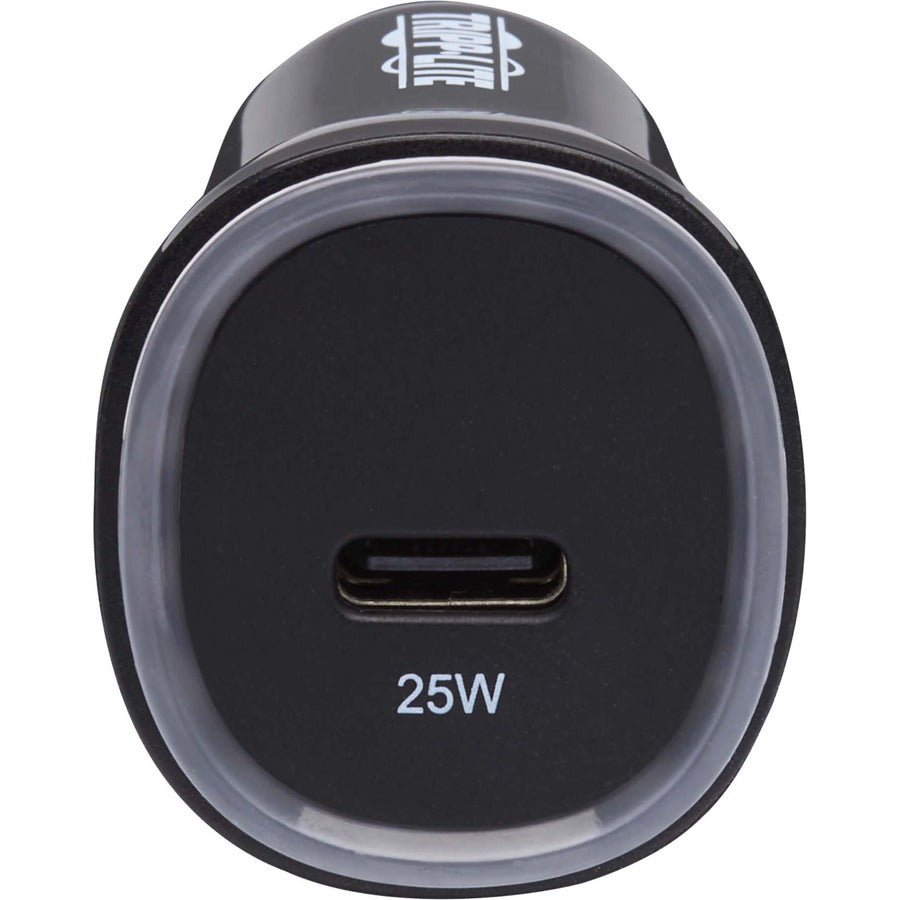 Tripp Lite by Eaton USB Car Charger - 25W PD Charging, USB-C, Black U280-C01-25-1B