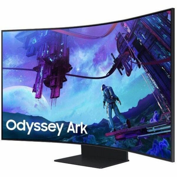 Samsung Odyssey Ark S55CG970NN 55" Class 4K UHD Curved Screen Gaming LED Monitor - 16:9 - Titan Black LS55CG970NNXGO