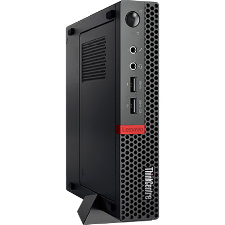 Lenovo ThinkCentre M920x 10S10003US Desktop Computer - Intel Core i5 8th Gen i5-8500 - 8 GB - 256 GB SSD - Tiny - Black 10S10003US