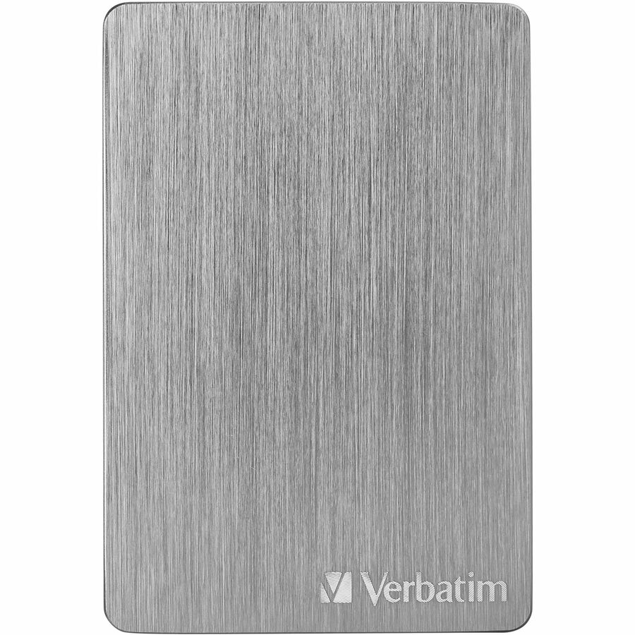 Verbatim Store 'n' Go ALU Slim 1 TB Portable Hard Drive - 2.5" External - Silver 53663