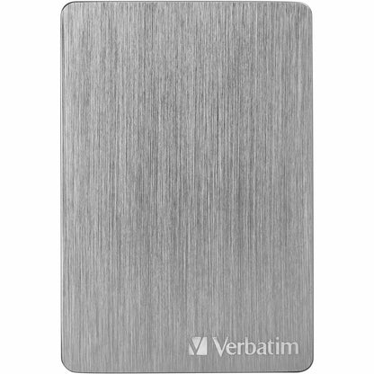 Verbatim Store 'n' Go ALU Slim 1 TB Portable Hard Drive - 2.5" External - Silver 53663