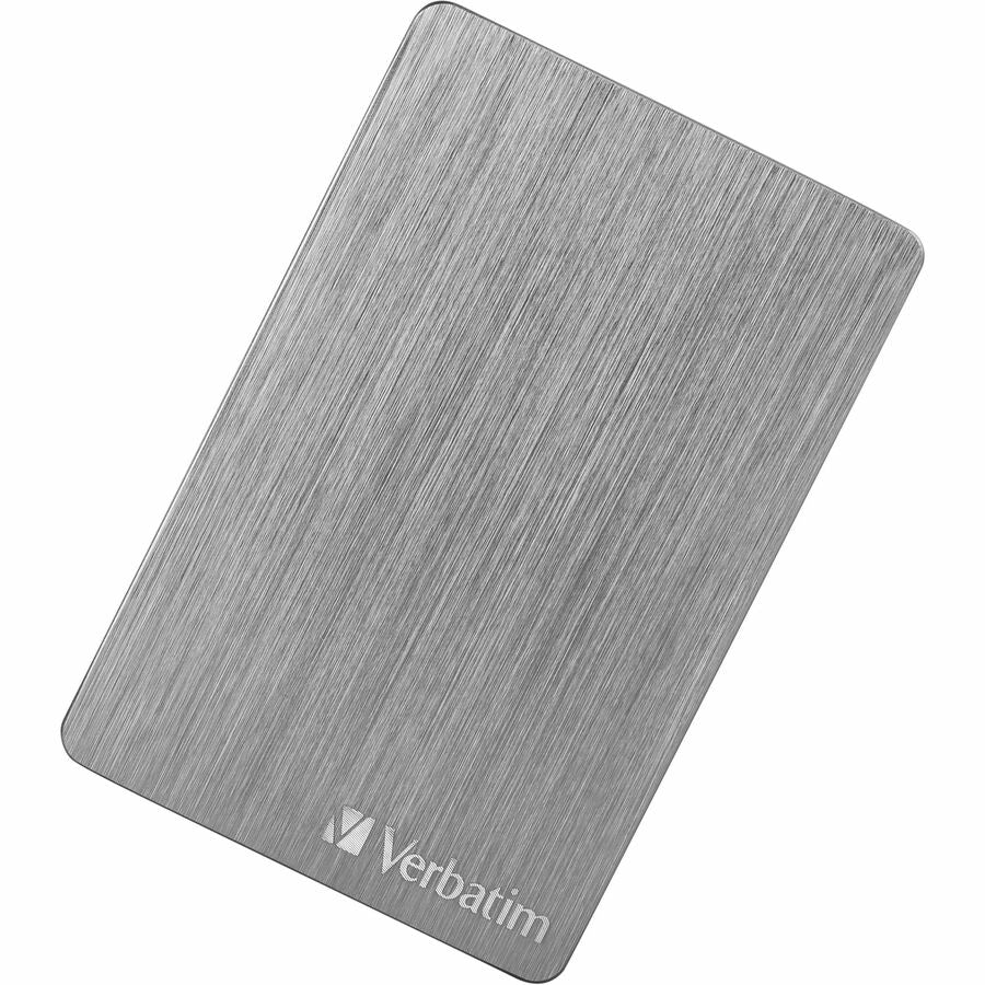 Verbatim Store 'n' Go ALU Slim 1 TB Portable Hard Drive - 2.5" External - Silver 53663