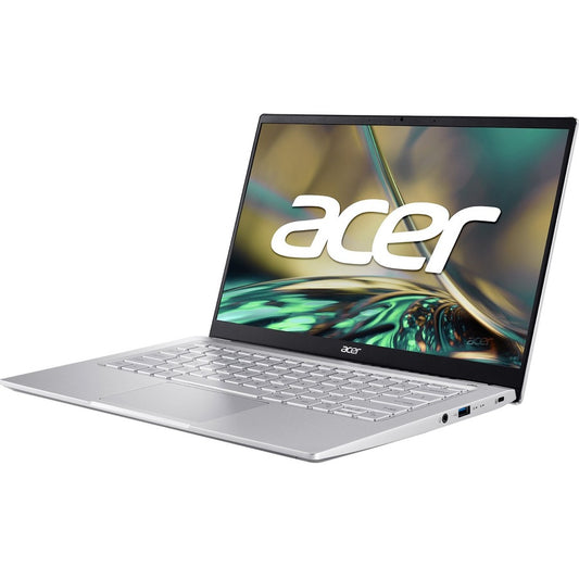 Acer Swift 3 SF314-512 SF314-512-751B 14" Notebook - QHD - Intel Core i7 12th Gen i7-1260P - 16 GB - 512 GB SSD - English (US), French Keyboard - Pure Silver NX.K0FAA.005