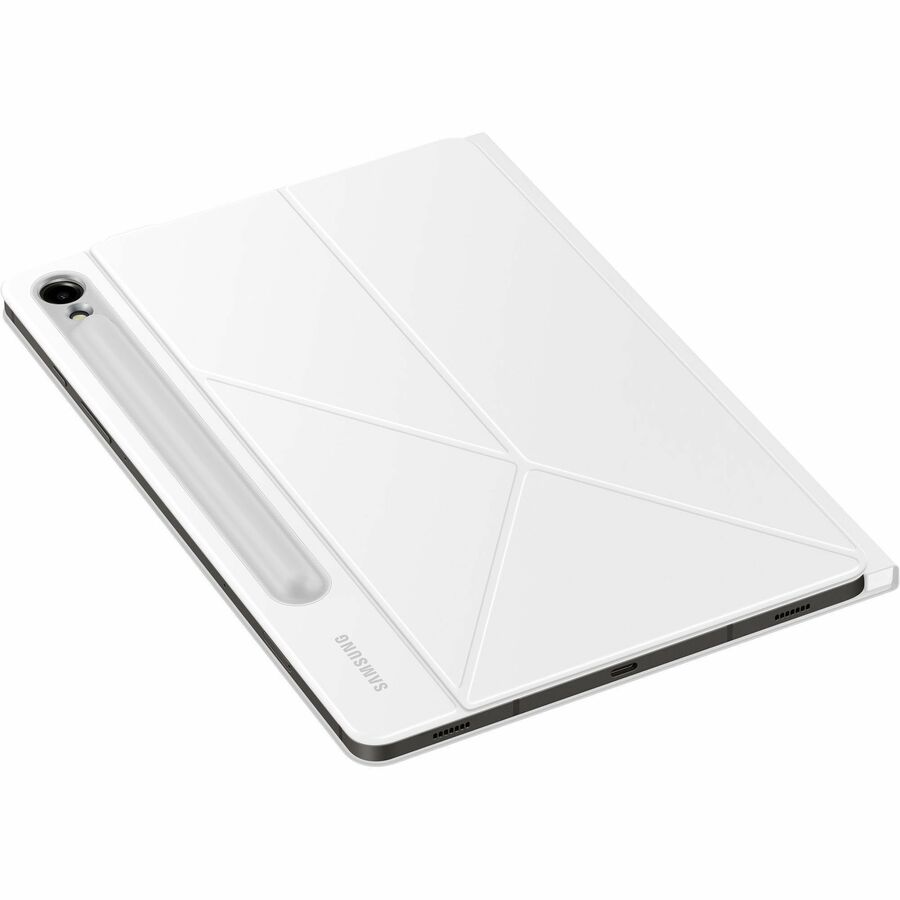 Samsung Carrying Case (Book Fold) Samsung Galaxy Tab S9 Tablet - White EF-BX710PWEGCA