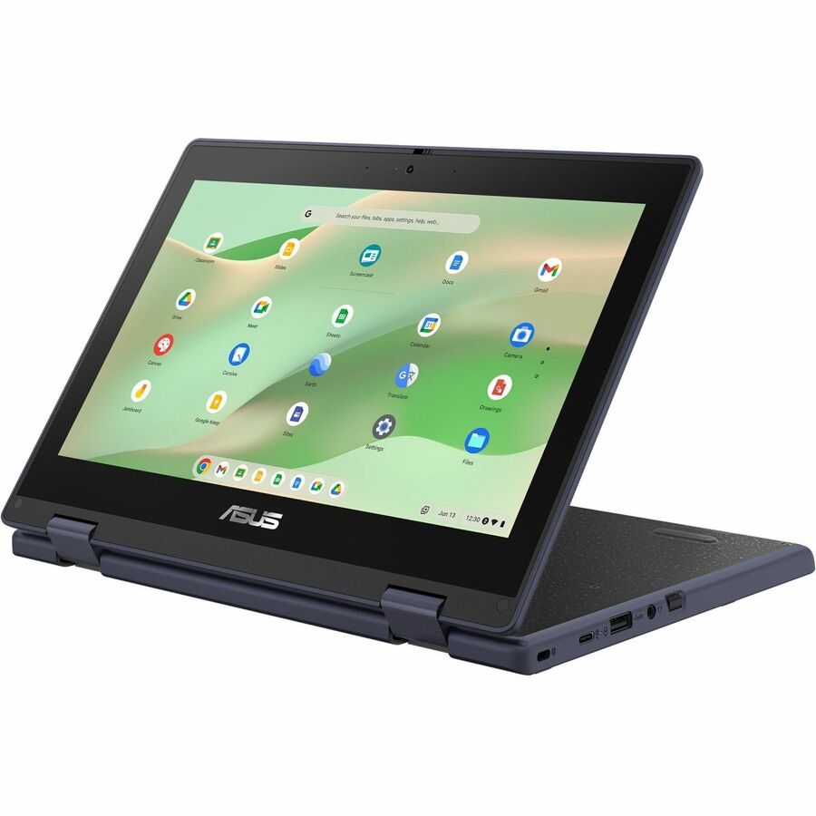 Asus Chromebook Flip CR11 CR1102FGA-YZ84T-S 11.6" Touchscreen Rugged Convertible 2 in 1 Chromebook - HD - Intel N100 - 8 GB - 64 GB Flash Memory - Mineral Gray CR1102FGA-YZ84T-S