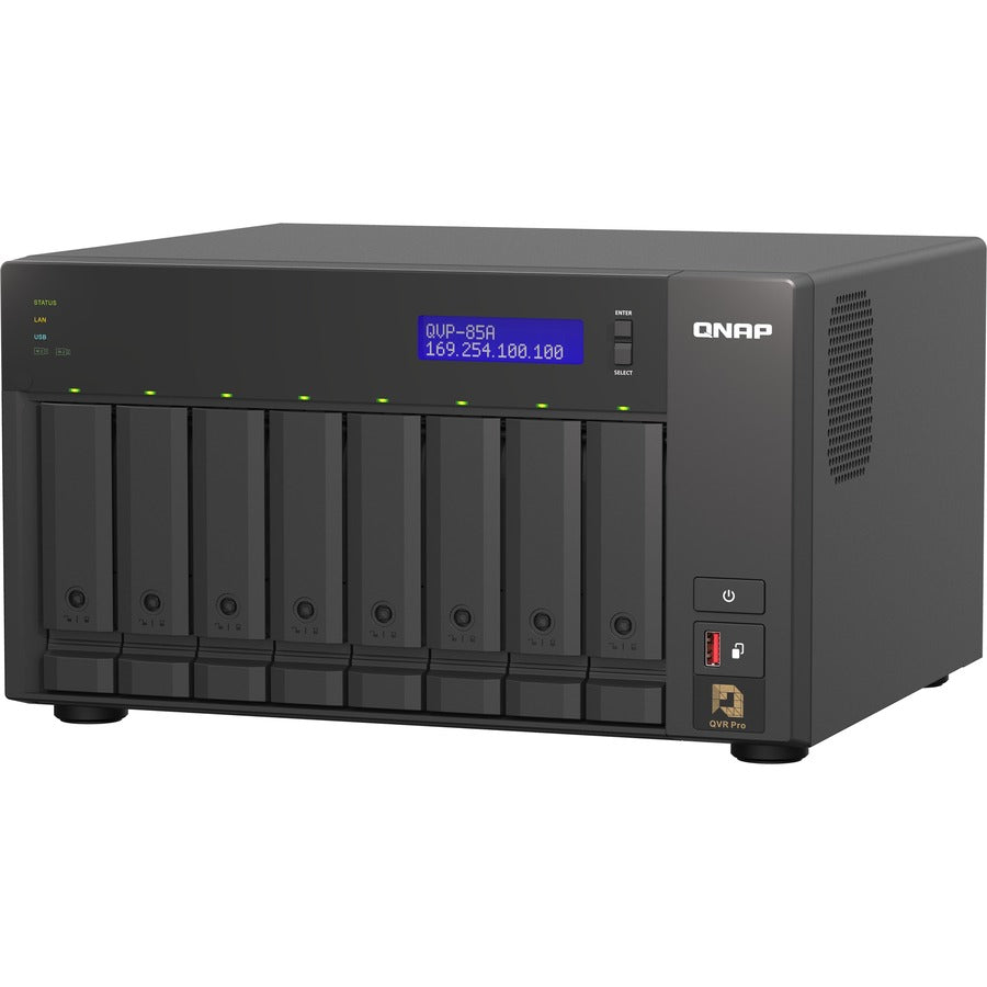 QNAP 8-Bay High-Performance NVR for SMBs, SOHO, and Home QVP-85A-US