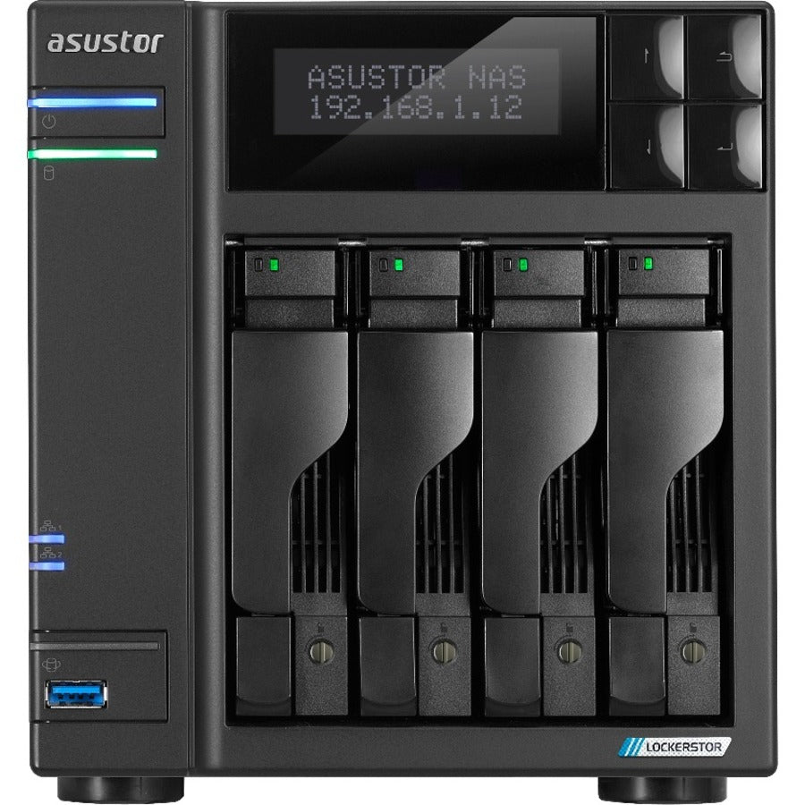 ASUSTOR Lockerstor 4 AS6704T SAN/NAS Storage System AS6704T