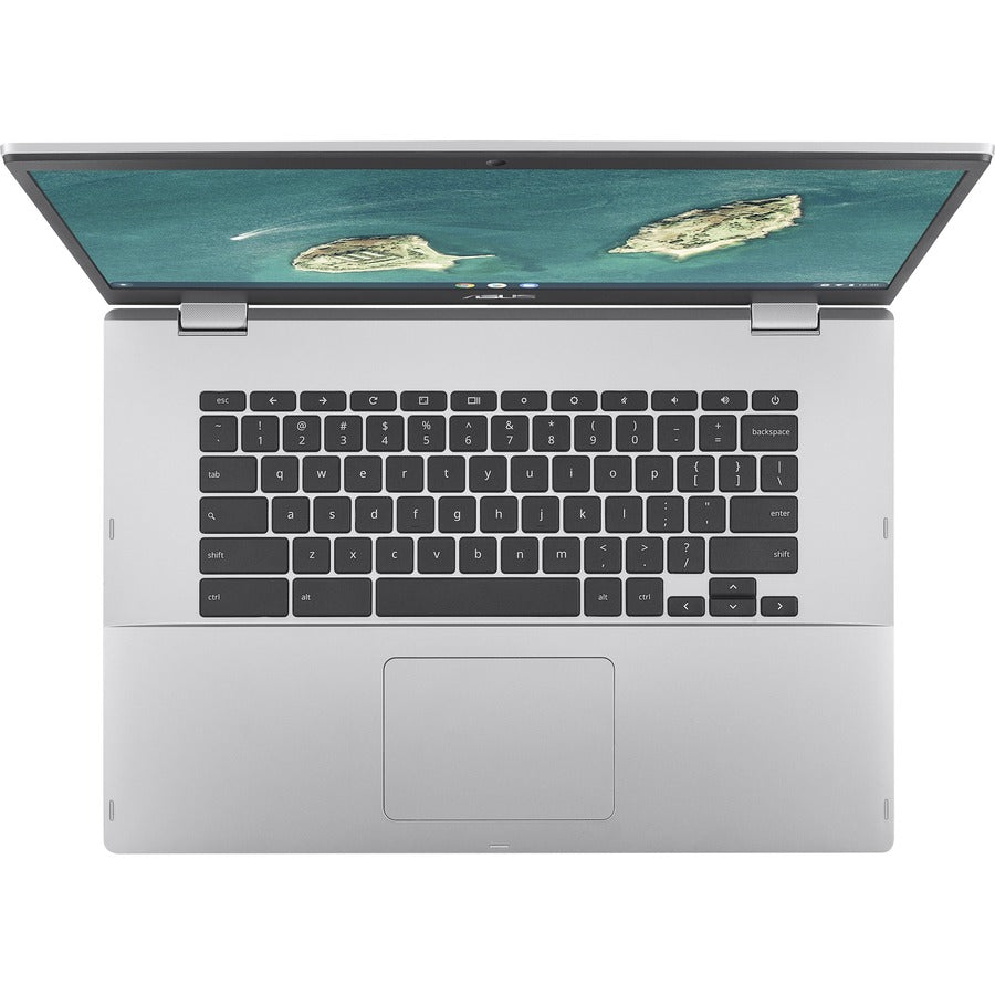 Asus Chromebook CX1500 CX1500CKA-DH02-CB 15.6" Chromebook - HD - Intel Celeron N5100 - 4 GB - 64 GB Flash Memory - French, English Keyboard - Transparent Silver CX1500CKA-DH02-CB