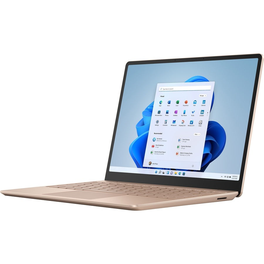 Microsoft Surface Laptop Go 2 12.4" Touchscreen Notebook - Intel Core i5 11th Gen i5-1135G7 - 8 GB - 128 GB SSD - French, English Keyboard - Sandstone 8QC-00049