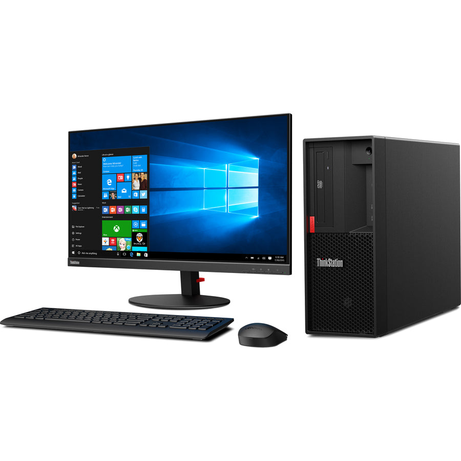 Lenovo ThinkStation P330 30CY000BUS Workstation - 1 x Intel Core i7 9th Gen i7-9700K - 32 GB - 512 GB SSD - Tower - Raven Black 30CY000BUS