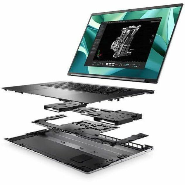 Dell Precision 5000 5690 16" Touchscreen Mobile Workstation - UHD+ - Intel Core Ultra 7 165H - vPro Technology - Intel Evo Platform - 32 GB - 512 GB SSD - English (US) Keyboard - Anodized Titan Gray JRPXV