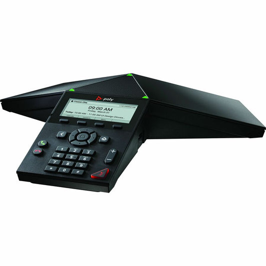 Poly Trio 8300 IP Conference Station - Corded/Cordless - Wi-Fi, Bluetooth - Black - TAA Compliant 84C20AA#ABA