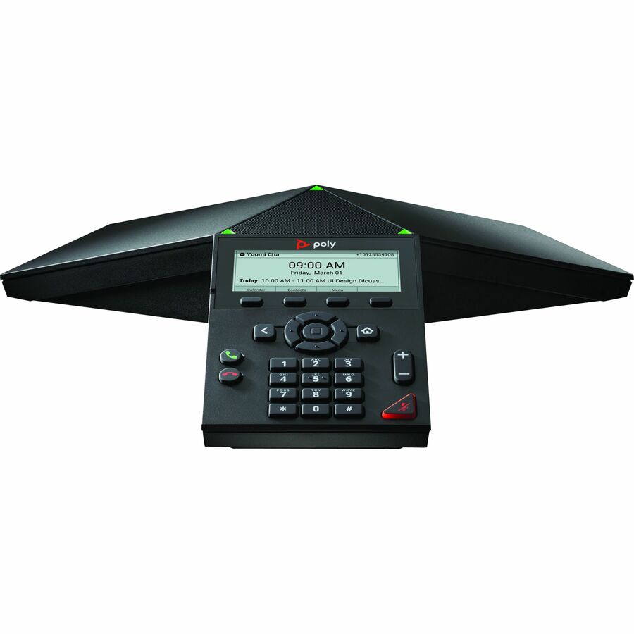 Poly Trio 8300 IP Conference Station - Corded/Cordless - Wi-Fi, Bluetooth - Black - TAA Compliant 84C20AA#ABA